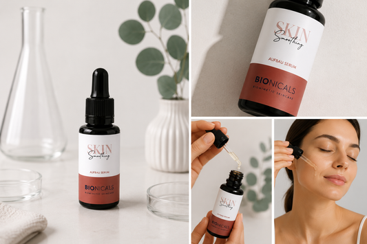 BIONICALS Skin Smoothing Serum mit Peptiden, Niacinamid und Hyaluronsäure zur Unterstützung der Hauterneuerung, für mehr Spannkraft und eine starke Hautbarriere.